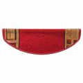 vidaXL Nášľapy na schody samolepiace 5 ks 65x21x4 cm červené