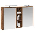 vidaXL Set kabinetov do kúpeľne 3 ks 106 x 16 x 62,5 cm
