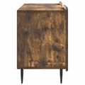 vidaXL TV skrinka 102 x 34,5 x 52 cm Dymový dub Kompozitné drevo