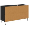 vidaXL Servírovacia skriňa Čierny dub 100 x 36 x 60 cm