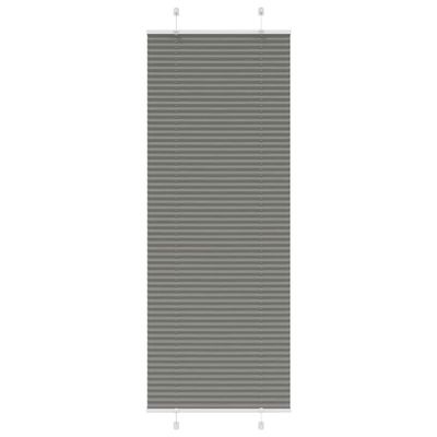 vidaXL plisovaná roleta antracitová 80x200 cm Šírka látky 79,4 cm