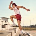 Tielko Varsity White - GymBeam, veľkosť S