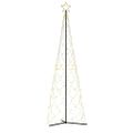 vidaXL Vianočný stromček z kužeľa, teplá biela, 500 LED diód, 100x300 cm