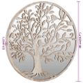 vidaXL Zrkadlo pieskové 40x2,5 cm železo okrúhle interiérové