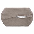 vidaXL Poťah na podložku 2 pcs HEERLEN Svetlosivá Ø 15 x 40 cm Bouclé