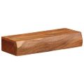 vidaXL Nástenné police 2 ks 40x17x8 cm, akáciový masív