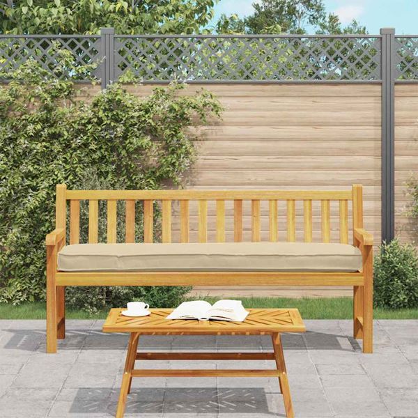 vidaXL Sada vankúšov na palete 2 pcs Béžová 180 x 40 x 8 cm