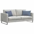 vidaXL Vankúše na pohovku 2 pcs Modrá 60 x 40 cm Kordúrová tkanina