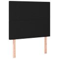 vidaXL Posteľný rám boxspring s matracom čierny 80x200 cm látka