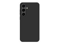 Zadný kryt pre mobilný telefón - silikón, plast - nočná čerň - pre Samsung Galaxy S25+