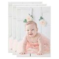 vidaXL Fotorámiky na stenu, koláž 3 ks, strieborné 50x70 cm, MDF
