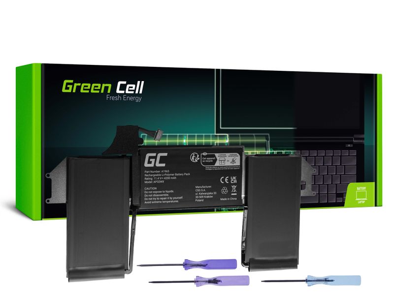Green Cell AP32WX batéria A1965 pre Apple MacBook Air 13 A1932 A2179 (2018, 2019, 2020)