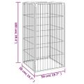 vidaXL Ohrádka pre psov 4 panely čierna 50x100 cm práškovaná oceľ