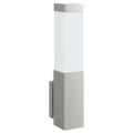 vidaXL Exteriérové nástenné svietidlo 2 ks Strieborná 10,5 x 6 x 33 cm