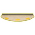 vidaXL Samolepiace schodové rohože 15 ks 80 x 24,5 x 3,5 cm Zelená