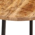 vidaXL Konferenčný stolík 45x45x40 cm mangovníkový masív a železo