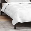 vidaXL Zimný prehoz 200 x 135 x 5 cm Zima Polyester Biela Priedušná