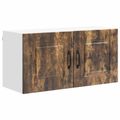 vidaXL Dvierka na umývačku Kalmar Dymová dub 80 x 31 x 40 cm