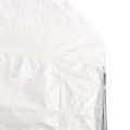 vidaXL Altánok so strechou, biely 20,07x2,28x2,69 m, polyetylén