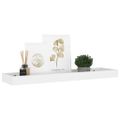 vidaXL Terasové nástenné police 2 ks biele 60x15x4 cm MDF