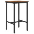 vidaXL Barový stôl 52 x 52 x 110 cm Kompozitné drevo Staré drevo