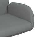 vidaXL Otáčacie stoličky k stolu 6 ks 54 x 58 x 90 cm Tmavosivá Látka