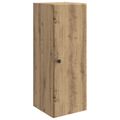 vidaXL Nástenná skrinka 33 x 34,5 x 90 cm Kompozitné drevo Dub artisan