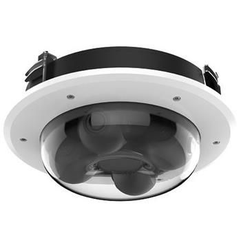 Hikvision 4x5MPix IP kamera typu dome PanoVu; IR 30 m, zapustná montáž
