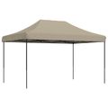 vidaXL Skladací pop-up párty stan sivohnedý 440x292x315 cm