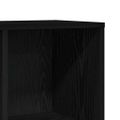 vidaXL Knižnica čierny dub 98x29x97,5 cm, umelé drevo