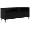 vidaXL TV skrinka so zásuvkou Čierny dub 100 x 34,5 x 44,5 cm