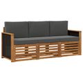 vidaXL Súpravy pohoviek 3 ks Pevné akáciové drevo