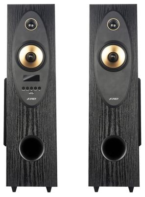 FENDA F&D repro T-35X/ 2.0/ 80W/ černé/ dřevěné/ BT5.0/ Optický vstup/ FM rádio/ USB/ dálkové ovládání/ Karaoke Reproduktory, 2.0, 80W, Bluetooth 5.0, FM rádio, USB, optický vstup, dálkové ovládání, karaoke, drevené, cerné