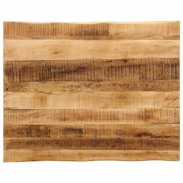 vidaXL Stolová doska s ostrým okrajom 100x80x3,8 cm masívne drevo, surové mango