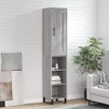 vidaXL Vysoká skrinka dub sonoma 34,5x34x180 cm spracované drevo