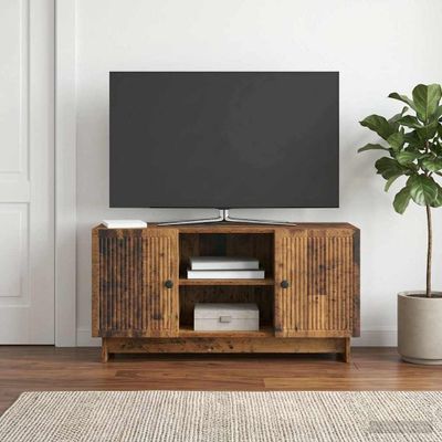 vidaXL TV skrinka 102 x 34,5 x 50 cm Staré drevo Kompozitné drevo