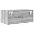 vidaXL TV stolíky 2 ks sivý dub sonoma 60x31x25,5 cm spracované drevo