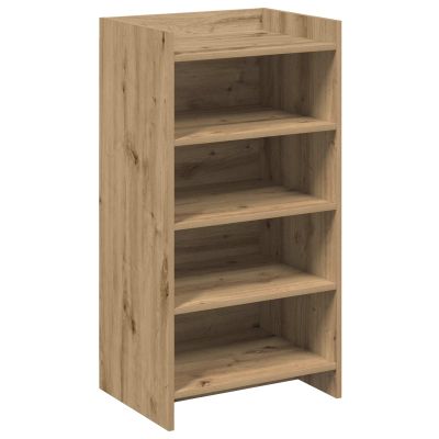 vidaXL Skriňa na topánky Dub artisan 48 x 36 x 92 cm Kompozitné drevo