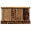 vidaXL Úložné boxy staré drevo 30x50x28 cm kompozitné drevo