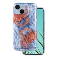 Ultra trendy letné puzdro pre iPhone 14 6,1" krab
