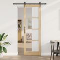 vidaXL Posuvné dvere ORKDAL Prírodná 78 x 232 cm