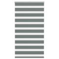 vidaXL Zebra roleta tmavošedá 70x150 cm šírka látky 65,9 cm polyester