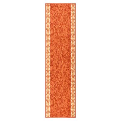 vidaXL Koberec behúň tehlový 67x250 cm protišmykový