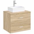 vidaXL Umývadlo s batériou a odtokom Chróm 39 x 30,5 x 12,5 cm