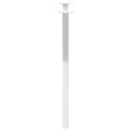 vidaXL Nohy k jedálenskému stolu v tvare X, 2 ks, biele, 70 x (72-73) cm, oceľové