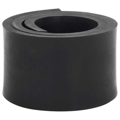 VidaXL Gumová hrana pre snežný pluh čierna 120x10x1 cm