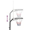 vidaXL Basketbalový stojan biely 282-352 cm polyetén