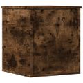 vidaXL Úložný box dymový dub 40x42x46 cm kompozitné drevo
