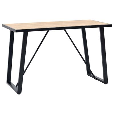 vidaXL Jedálenský stôl, dubová farba 120x60x75 cm, MDF