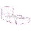 vidaXL Rám postele bez matraca Hanko ružový 80x200 cm zamat